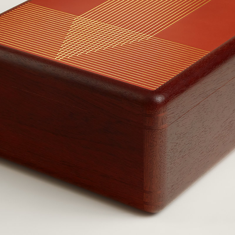 Casaque H Milleraies cigar box - Yellow | Hermès USA